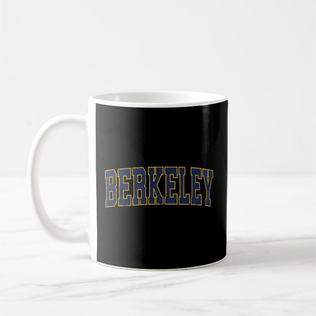 Berkeley California Ca Athletic Sports Coffee Mug (Left)