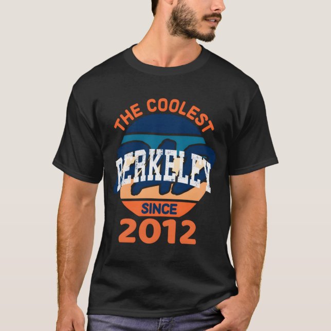 Berkeley California Ca Varsity Sports Text T-Shirt (Front)