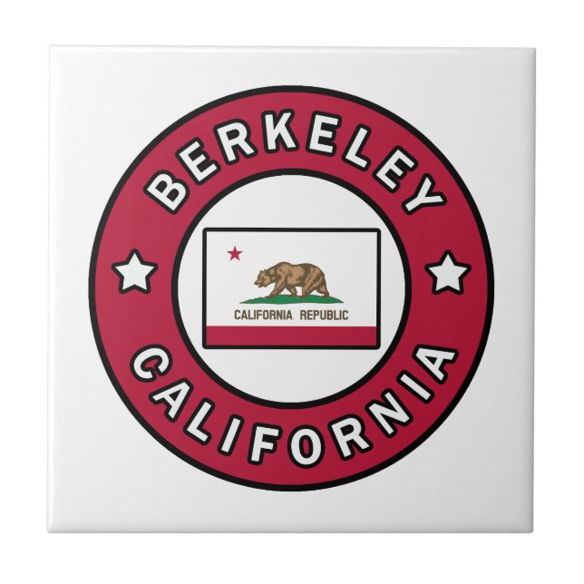 Berkeley California Ceramic Tile (Front)