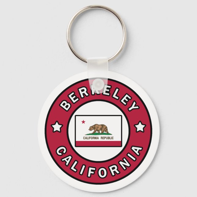 Berkeley California Key Ring (Front)