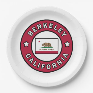 Berkeley California Paper Plate