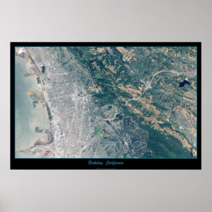 Berkeley, California satellite poster