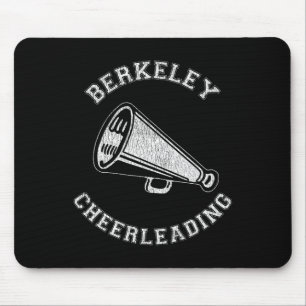Berkeley Cheer Distressed Retro 90's Cheerleader  Mouse Pad