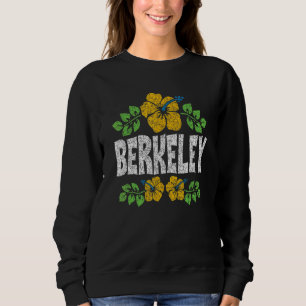 Berkeley Flowers Distressed Colour Print Sweatshirt
