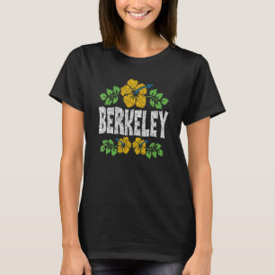Berkeley Flowers Distressed Colour Print T-Shirt