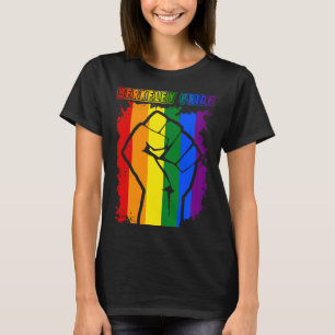 Berkeley LGBT Pride Month LGBTQ Rainbow Flag Gay L T-Shirt