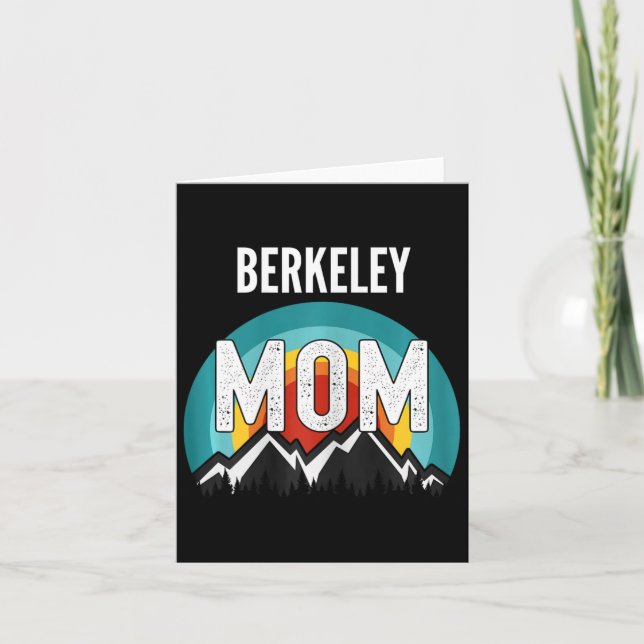 Berkeley Mum Mama Mum Mothers Day  Card (Front)