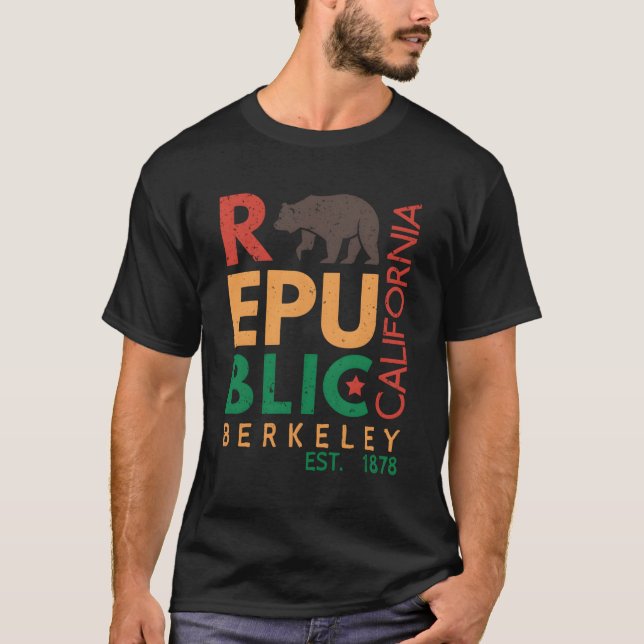 Berkeley Product Republic Of California T-Shirt (Front)