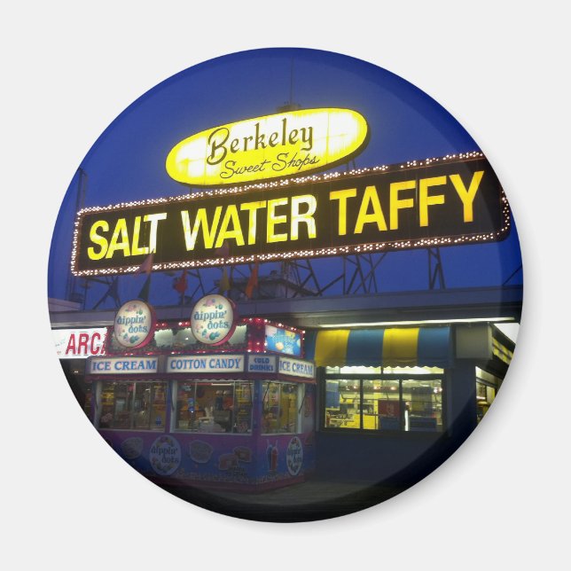 Berkeley Salt Water Taffy at sundown Magnet (Front)