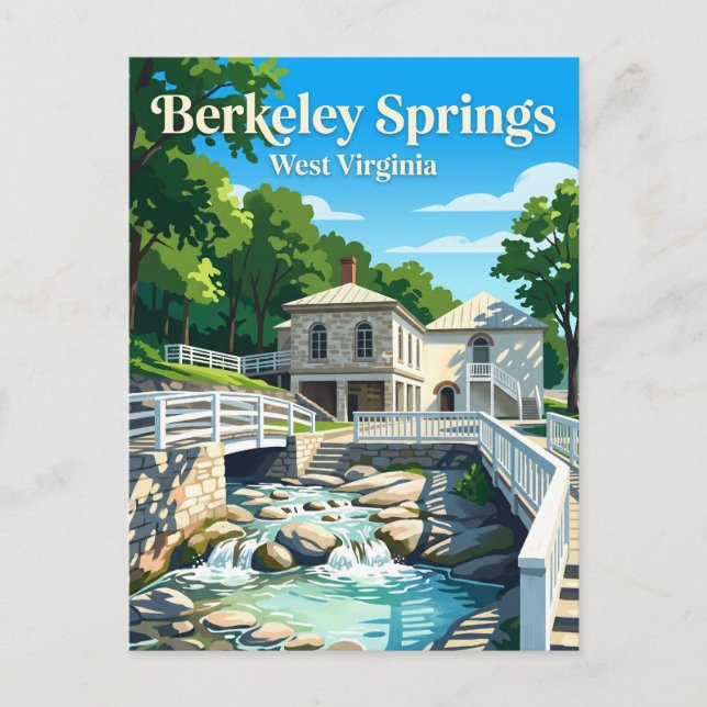 Berkeley Springs State Park USA Postcard (Front)