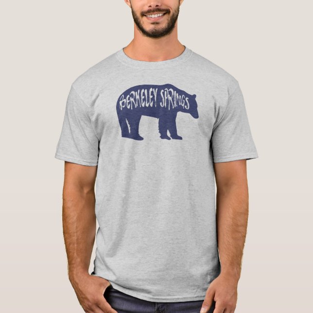 Berkeley Springs West Virginia Bear T-Shirt (Front)