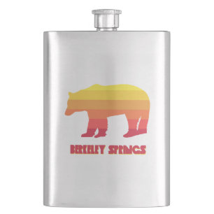 Berkeley Springs West Virginia Rainbow Bear Hip Flask