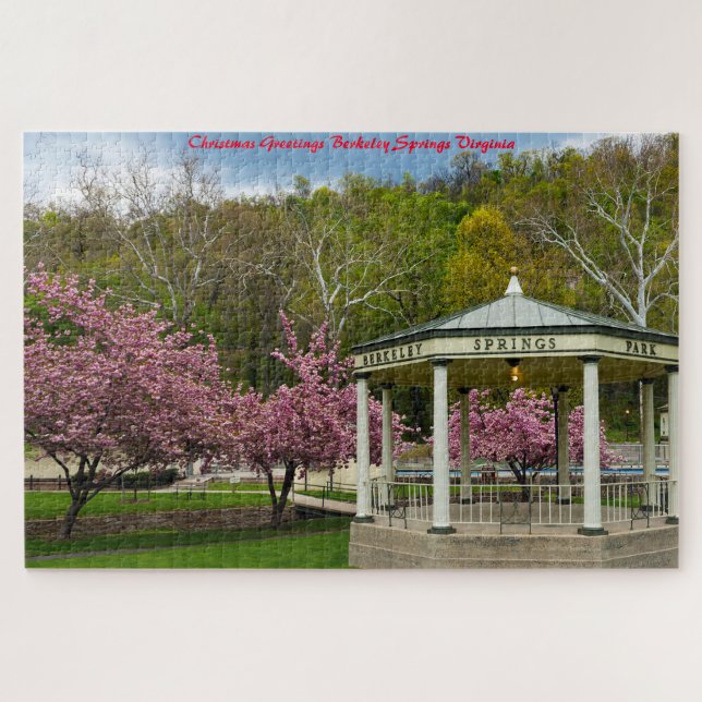 Berkeley Virginia .Christmas Greetings Jigsaw Puzzle (Horizontal)