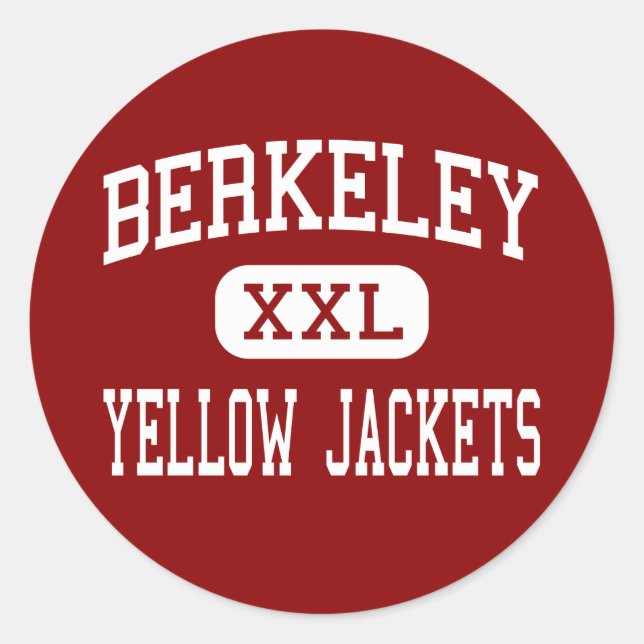 Berkeley - Yellow Jackets - High - Berkeley Classic Round Sticker (Front)