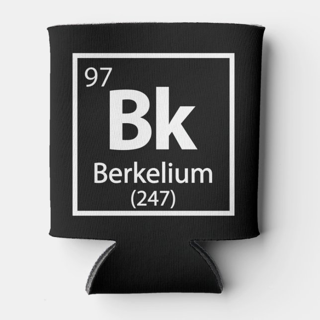Berkelium - Berkeley Science Periodic Table Can Cooler (Front)