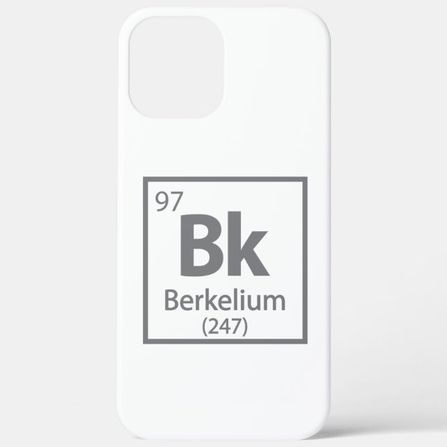 Berkelium - Berkeley Science Periodic Table Case-Mate iPhone Case (Back)