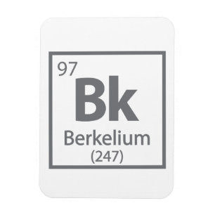 Berkelium - Berkeley Science Periodic Table Magnet