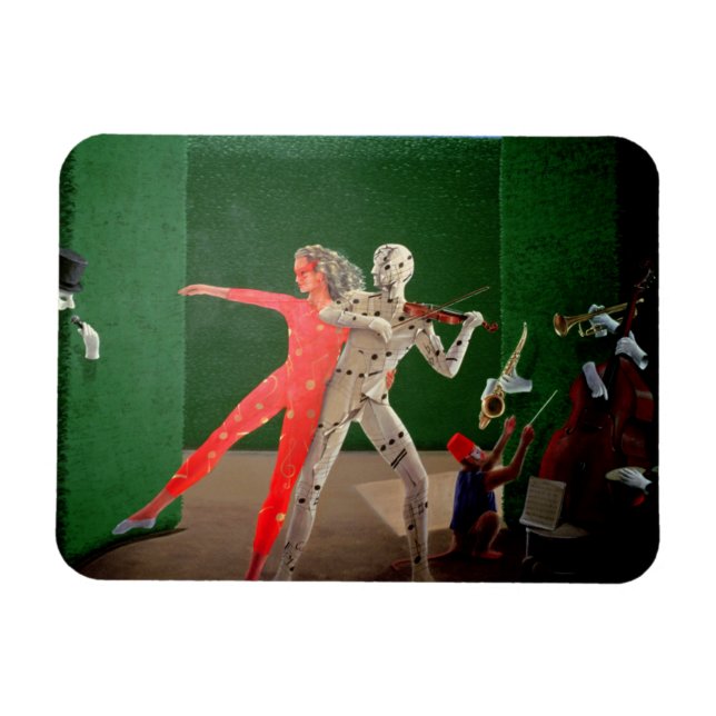 Berkley Hotel Murals - 2 Magnet (Horizontal)