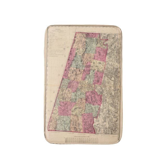 Berkshire County Bath Mat (Front Vertical)