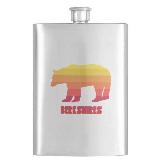 Berkshires Bear Hip Flask (Front)