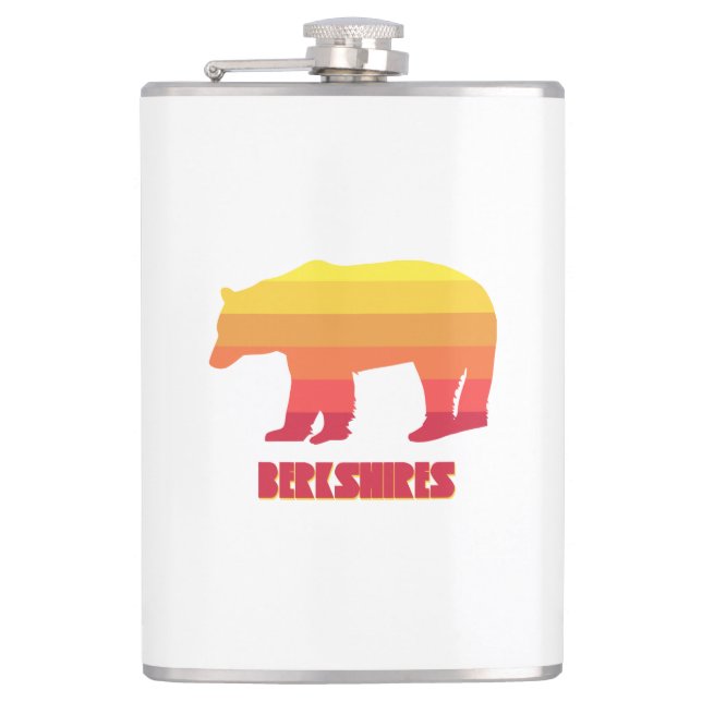 Berkshires Bear Hip Flask (Front)