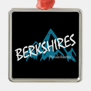 Berkshires Massachusetts Mountains Metal Ornament