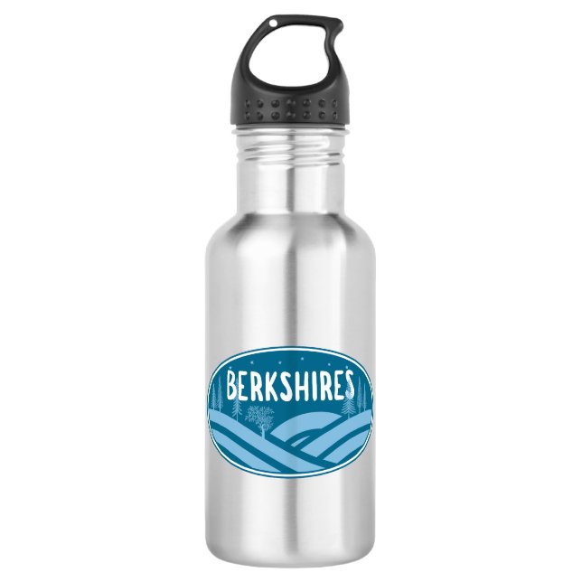Berkshires Massachusetts Outdoors 532 Ml Water Bottle (Front)