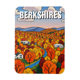 Berkshires Massachusetts Travel Magnet