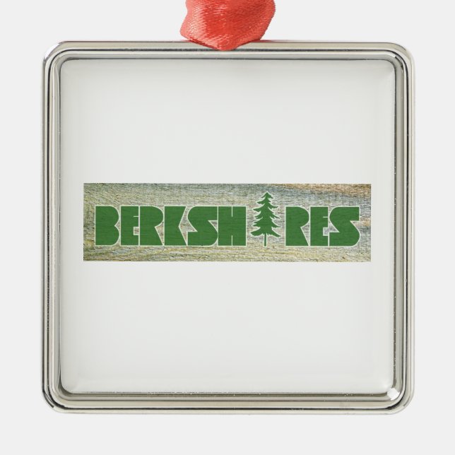 Berkshires Metal Ornament (Front)