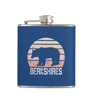 Berkshires Retro Bear Hip Flask