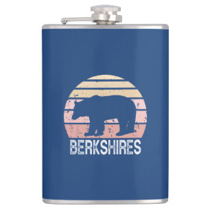 Berkshires Retro Bear Hip Flask