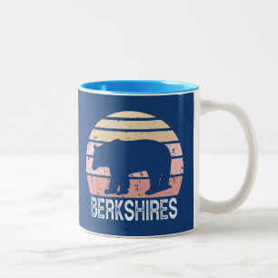 Berkshires Retro Bear Two-Tone Coffee Mug