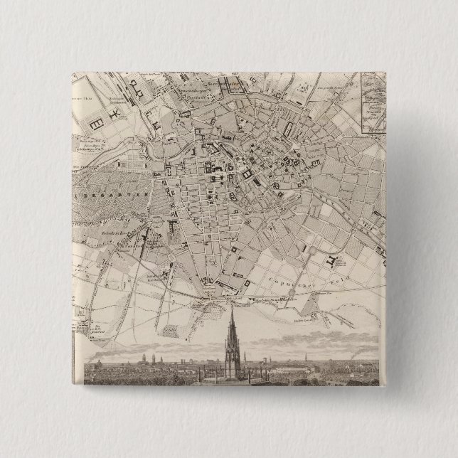 Berlin 2 15 cm square badge (Front)