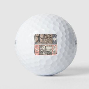 Berlin 50 Pfennig 1921 Tiergarten Golf Balls