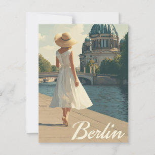 Berlin 50s vintage  postcard