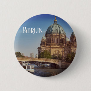 Berlin  6 cm round badge