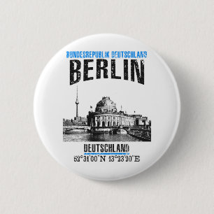 Berlin 6 Cm Round Badge
