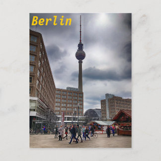Berlin Alexanderplatz Fernsehturm Postcard