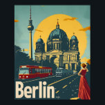 Berlin Art Deco Poster<br><div class="desc">"Transport yourself to the golden era of Berlin's Art Deco glamour with our Vintage wall Art. This exquisite piece captures the essence of the roaring twenties, showcasing iconic landmarks adorned with intricate Art Deco details. The blend of bold lines and geometric patterns pays homage to the city's rich history and...</div>