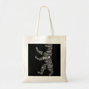 Berlin Bear Landmark City Districts Germany Souven Tote Bag