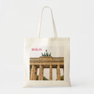 Berlin Brandenburg Gate Quadriga view tote bag