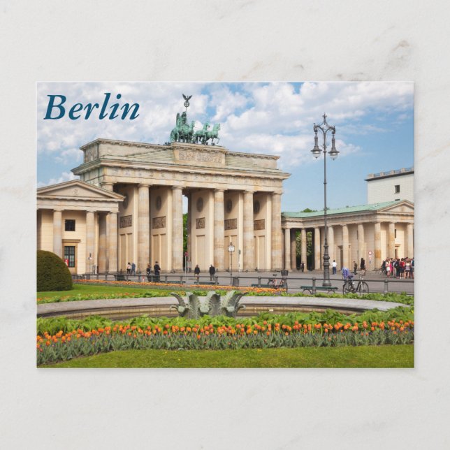 Berlin Brandenburger Tor Postcard (Front)
