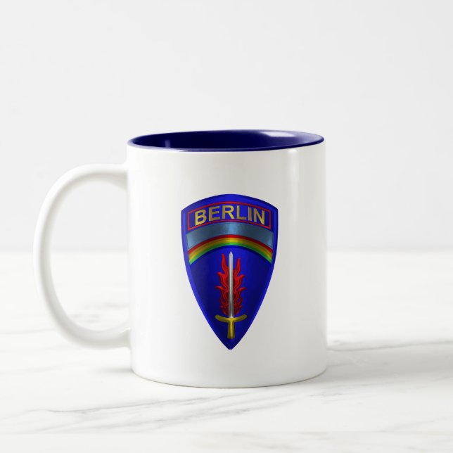 Berlin Brigade  Two-Tone Coffee Mug (Left)