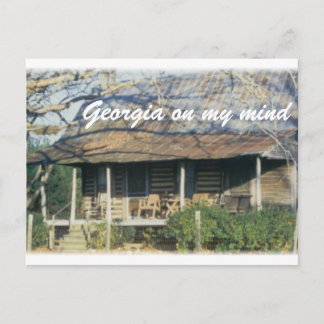 Berlin Cabin, Georgia on my mind Postcard