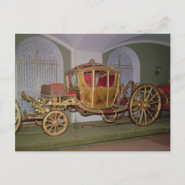 Berlin carriage of Empress Catherine II Postcard (Front)