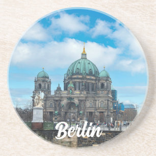 Berlin Cathedral and TV tower in Berlin, Germany Coaster