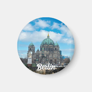 Berlin Cathedral and TV tower in Berlin, Germany Magnet
