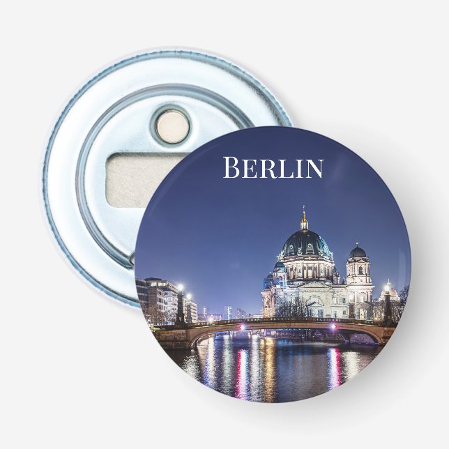 Berlin Cathedral in Berlin, Germany Bottle Opener (Front)