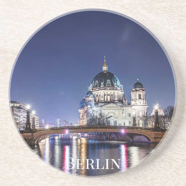 Berlin Cathedral in Berlin, Germany Coaster (Front)