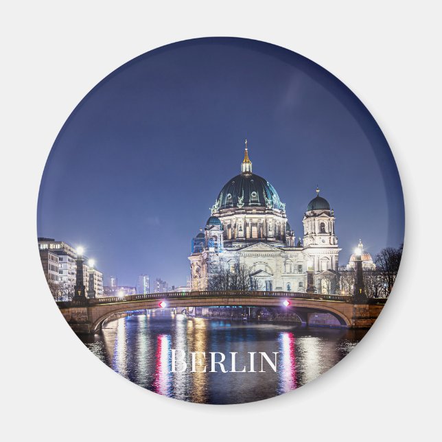 Berlin Cathedral in Berlin, Germany Magnet (Front)